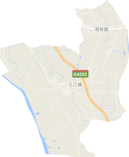 三江镇电子地图