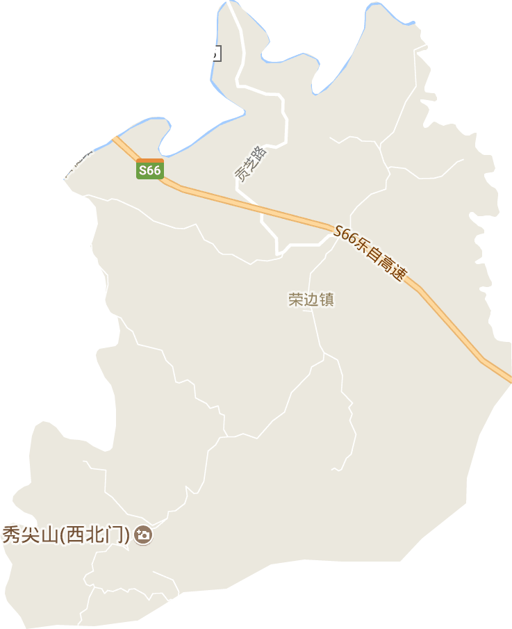荣边镇电子地图