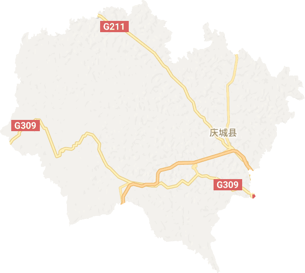 庆城县电子地图