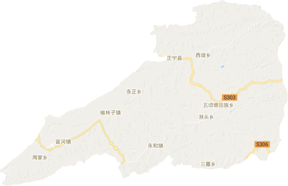 正宁县电子地图