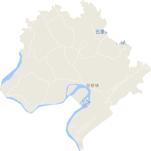 琵琶镇电子地图