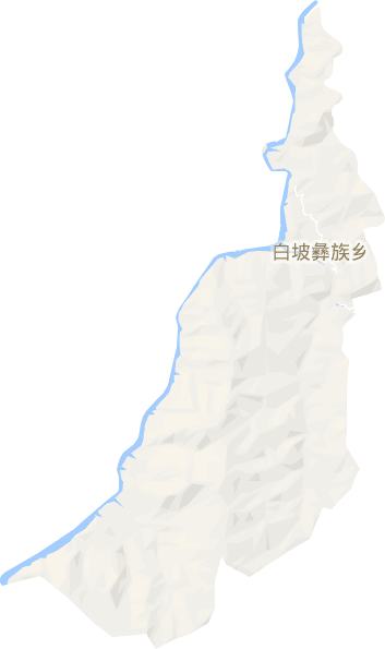 白坡彝族乡电子地图