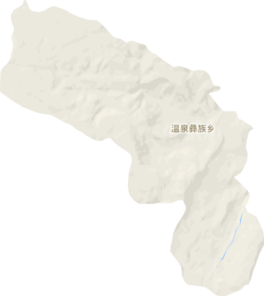 温泉彝族乡电子地图