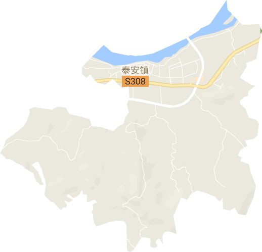 泰安镇电子地图