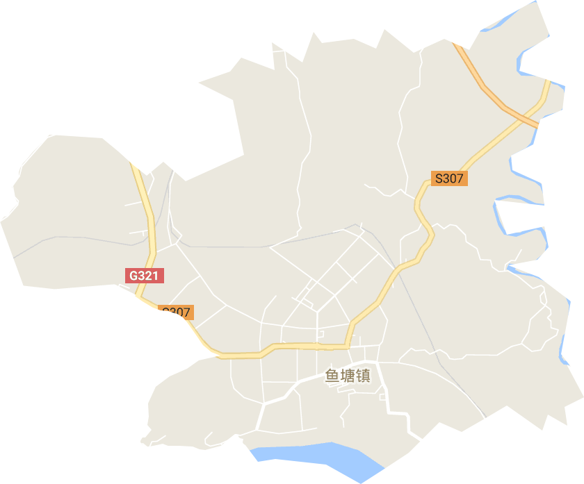 鱼塘镇电子地图