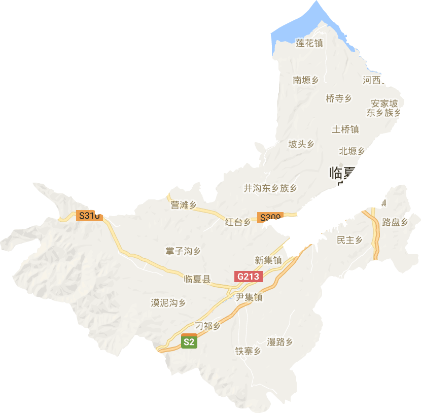 临夏县电子地图