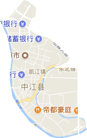 凯江镇电子地图