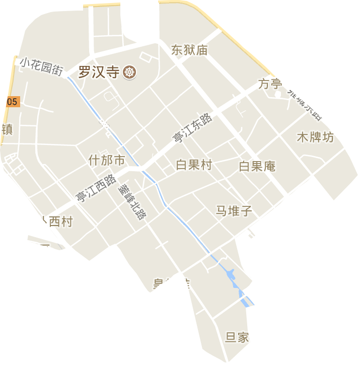 方亭街道电子地图