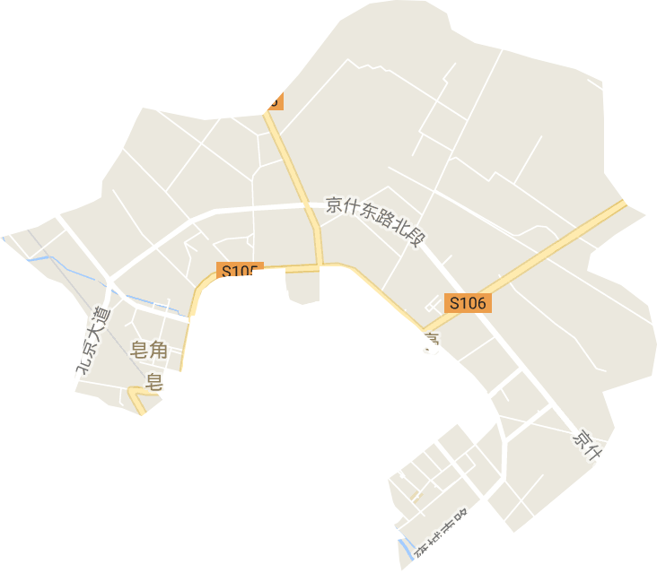 皂角街道电子地图