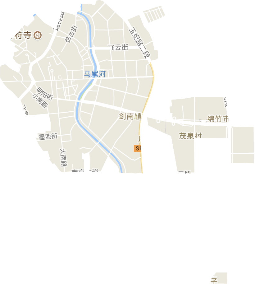 剑南镇电子地图