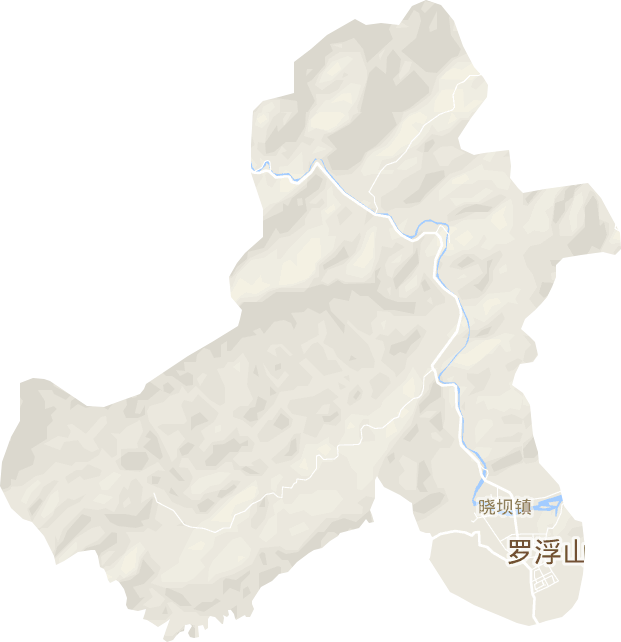 晓坝镇电子地图
