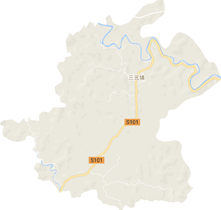 三元镇电子地图