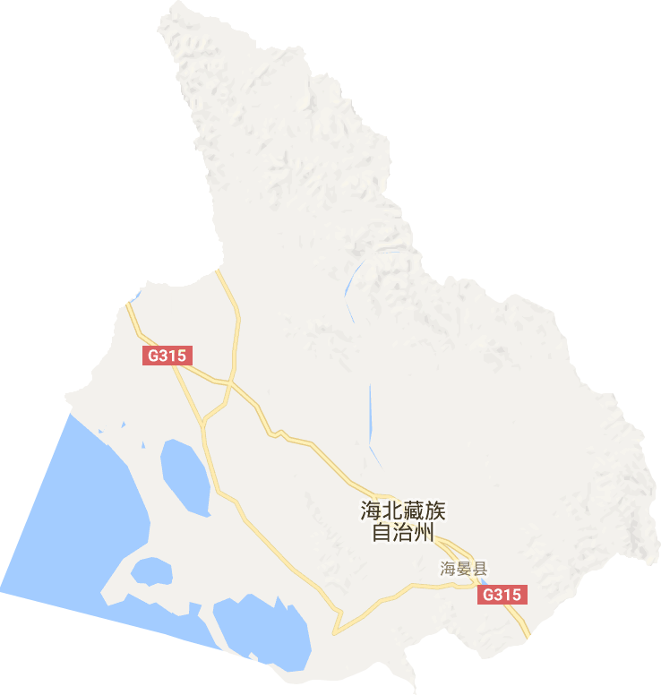 海晏县电子地图