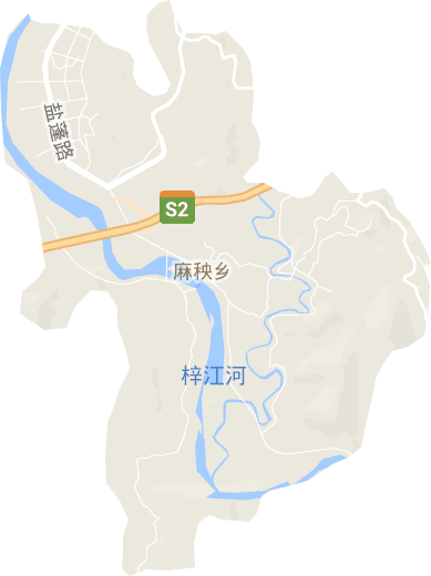 麻秧乡电子地图