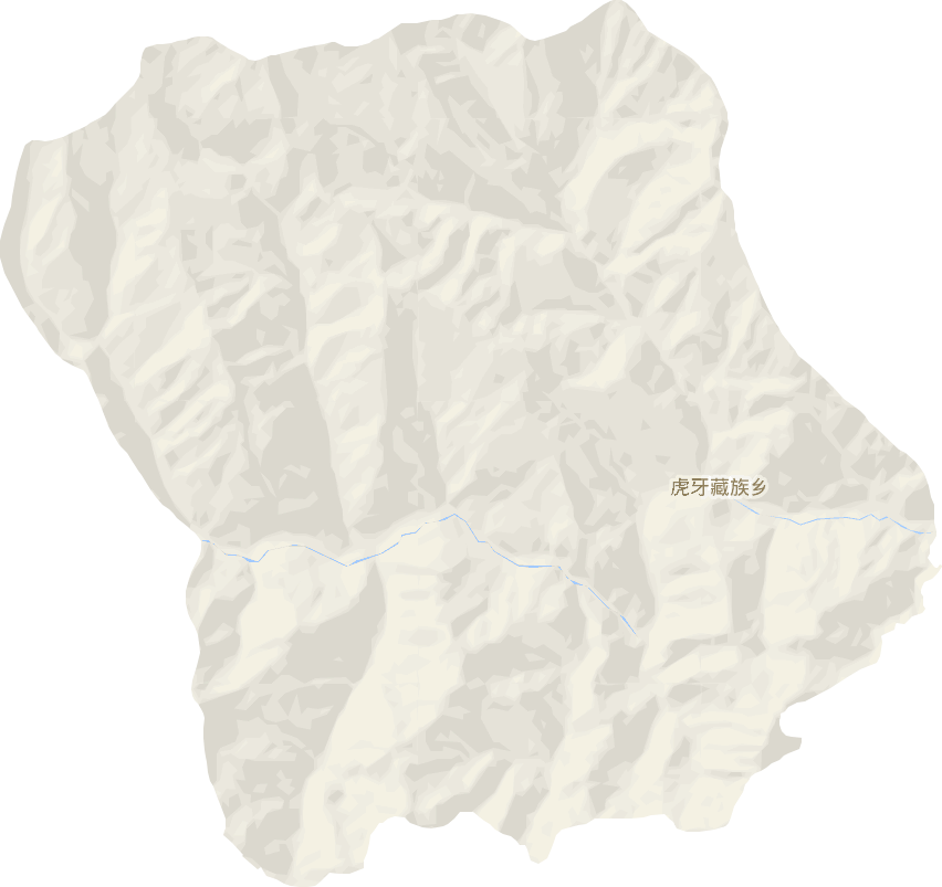 虎牙藏族乡电子地图