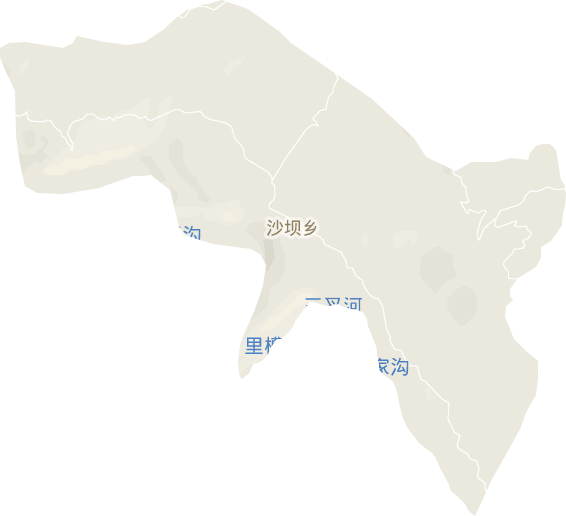 沙坝乡电子地图