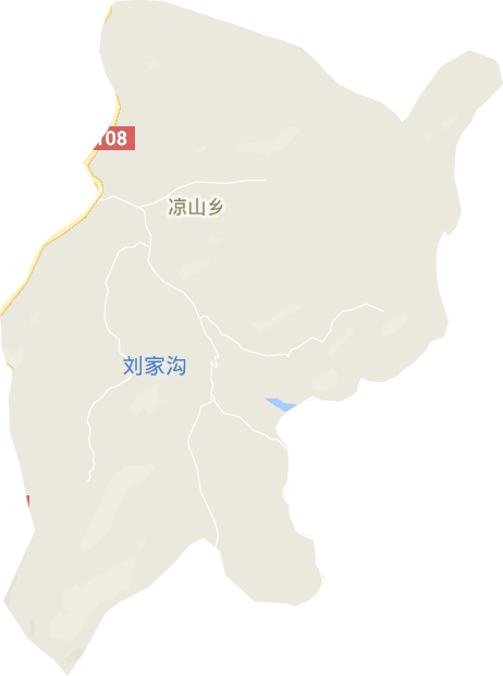 凉山乡电子地图