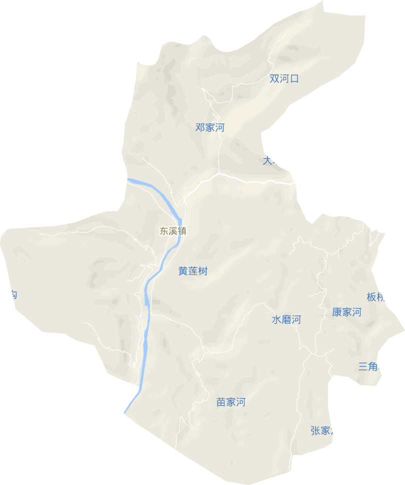 东溪镇电子地图