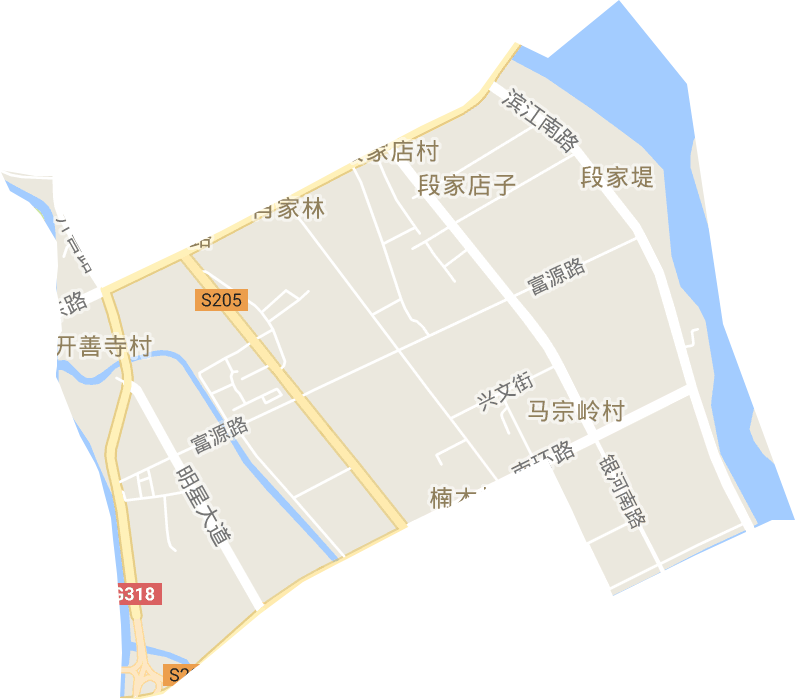 富源路街道电子地图