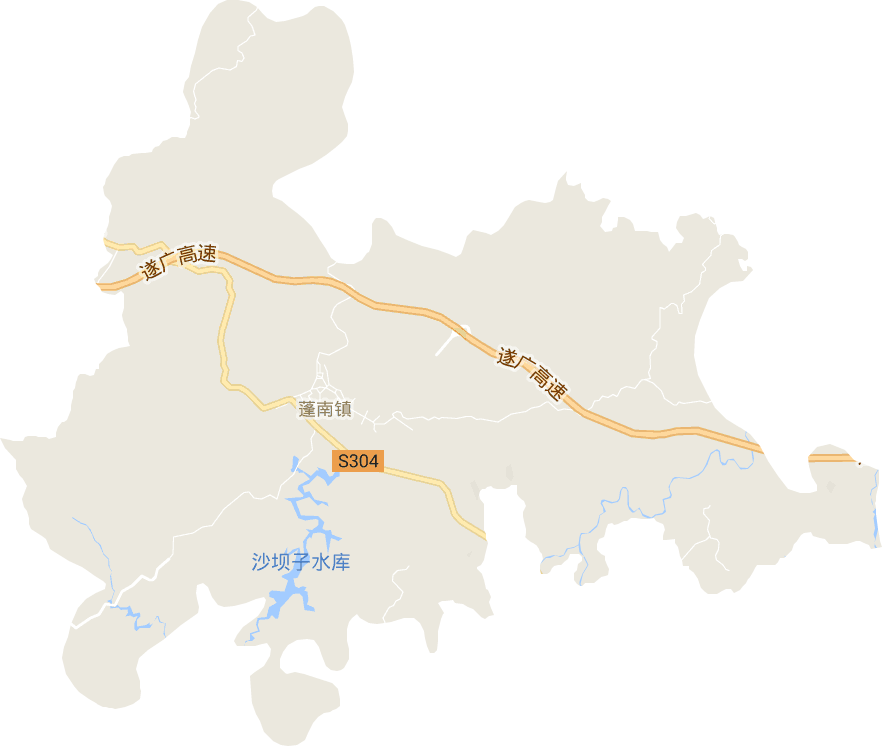 蓬南镇电子地图