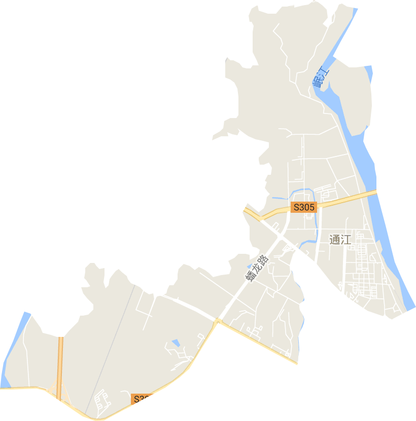通江街道电子地图