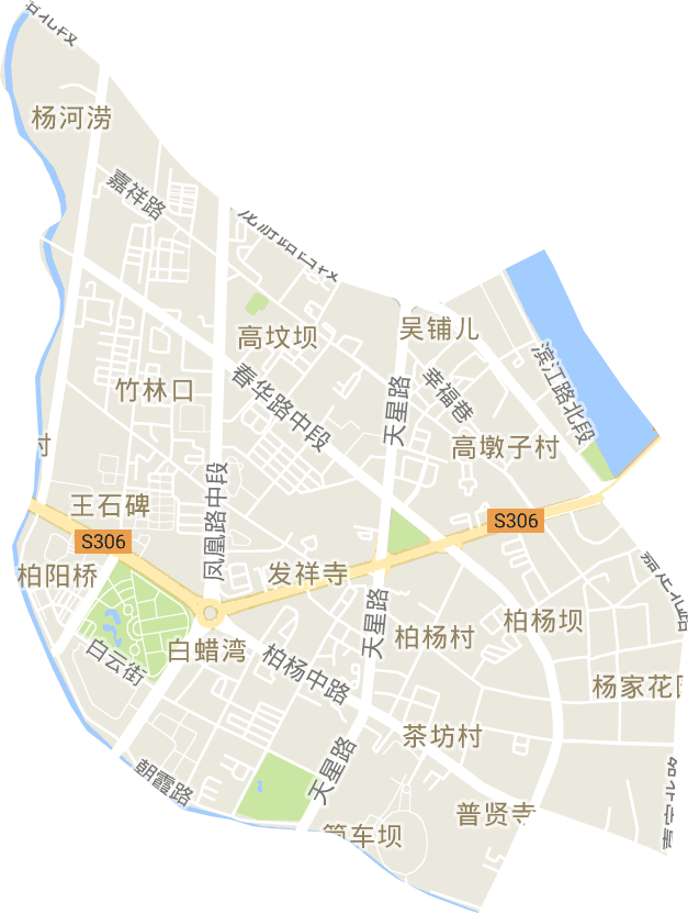 柏杨街道电子地图
