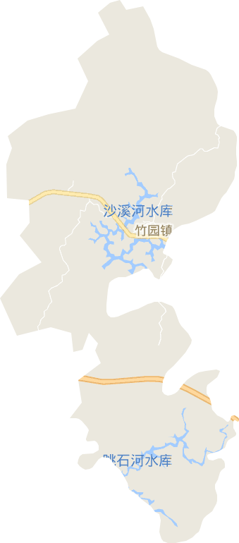 竹园镇电子地图