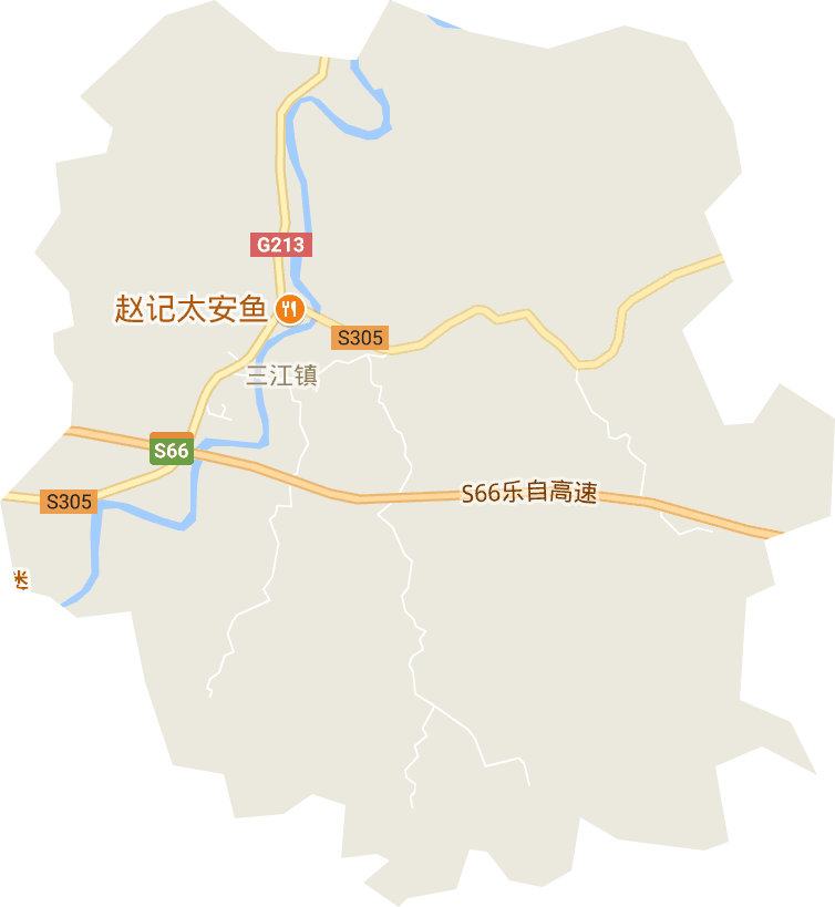 三江镇电子地图