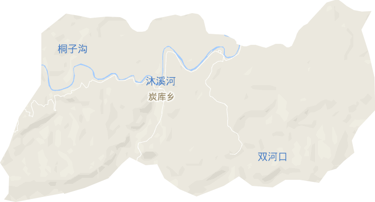 炭库乡电子地图