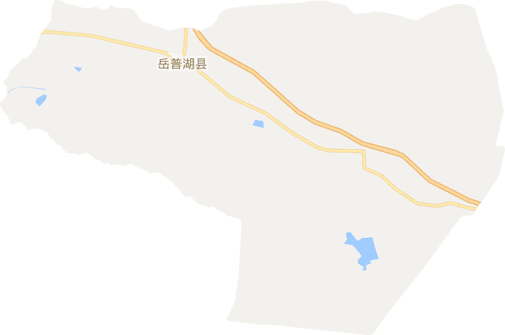 岳普湖县电子地图