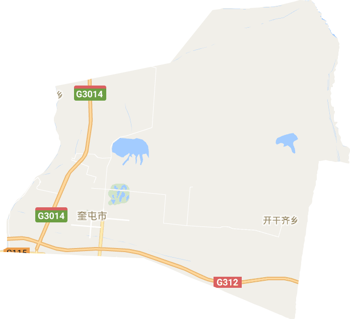 新疆维吾尔自治区伊犁哈萨克自治州奎屯市电子地图高清版大图图片