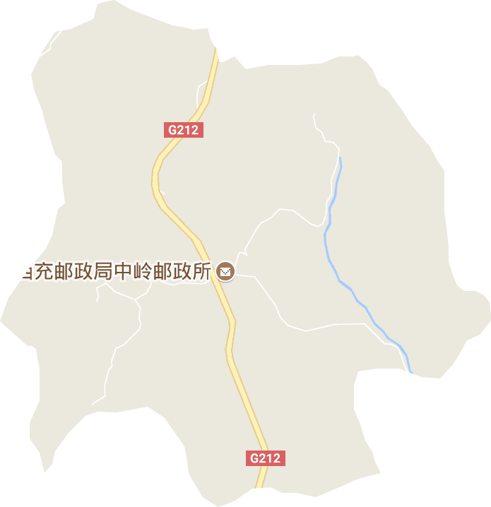 中岭乡电子地图