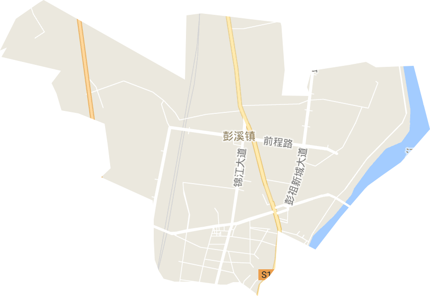 彭溪镇电子地图