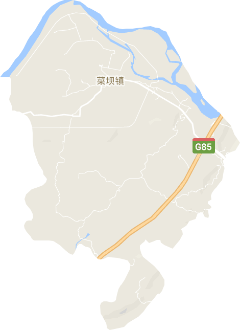 菜坝镇电子地图