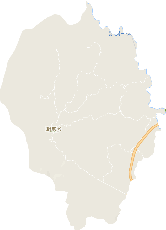 明威乡电子地图
