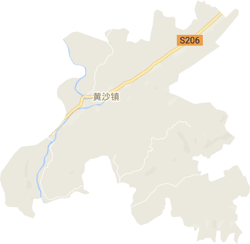 黄沙镇电子地图