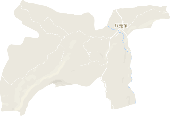 底蓬镇电子地图