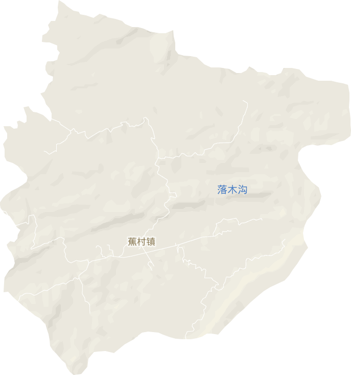 蕉村镇电子地图