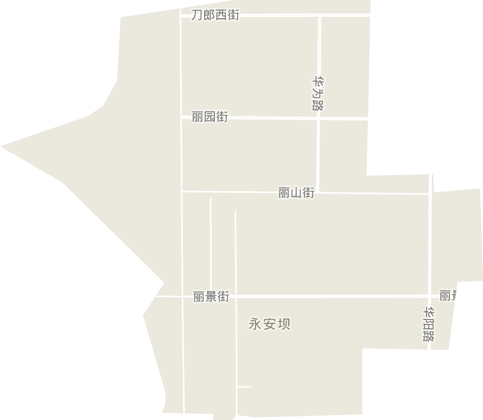永安坝街道电子地图