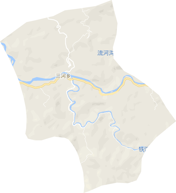 三河乡电子地图