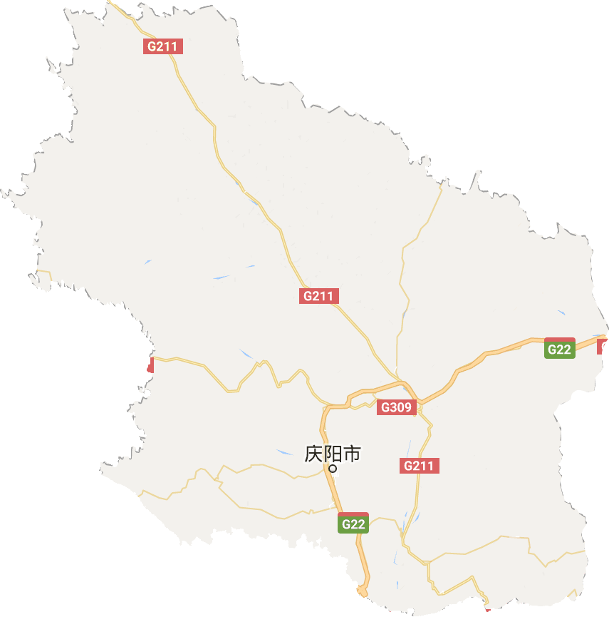 庆阳市电子地图