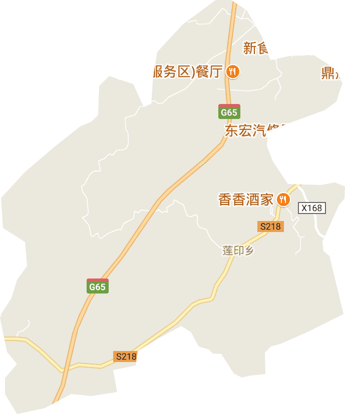 莲印乡电子地图