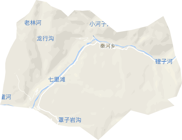 秦河乡电子地图