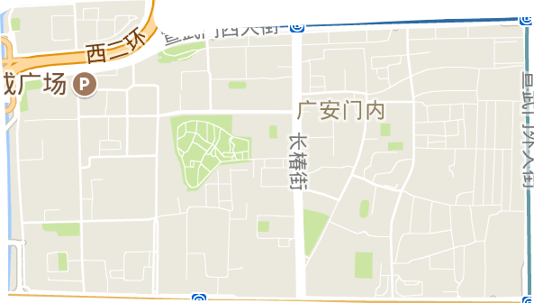 广安门内街道电子地图