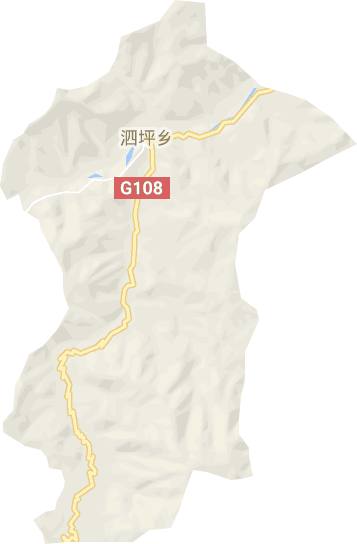 泗坪乡电子地图