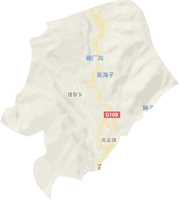 清溪镇电子地图