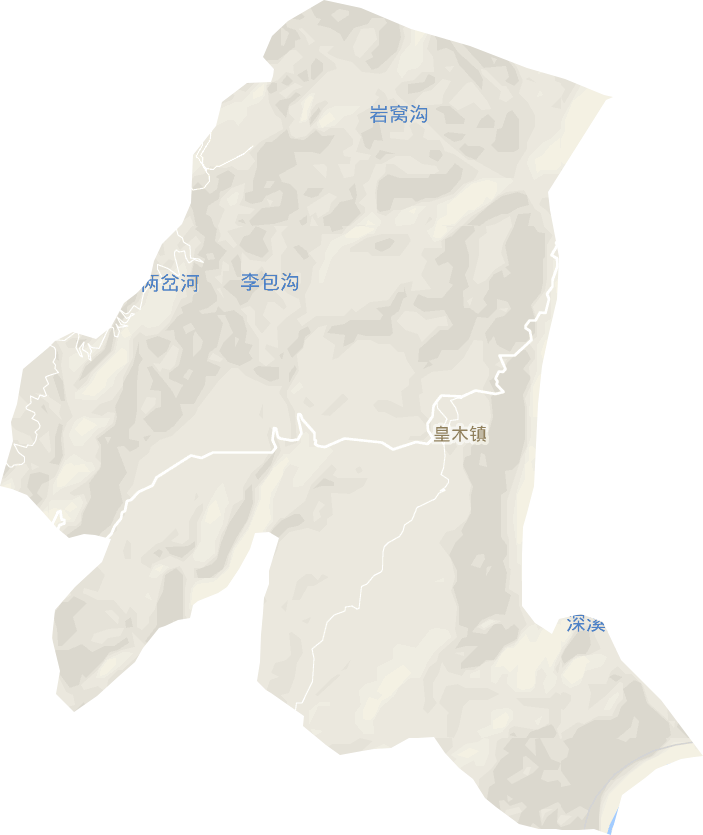 皇木镇电子地图