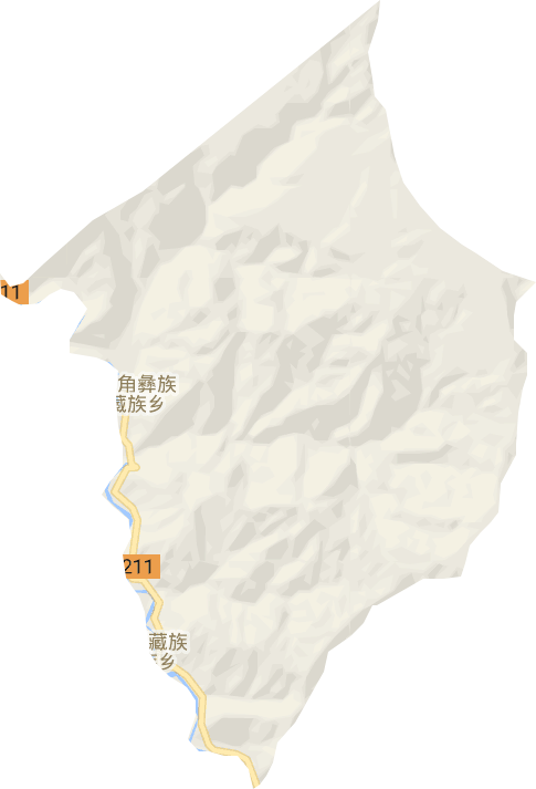 挖角彝族藏族乡电子地图