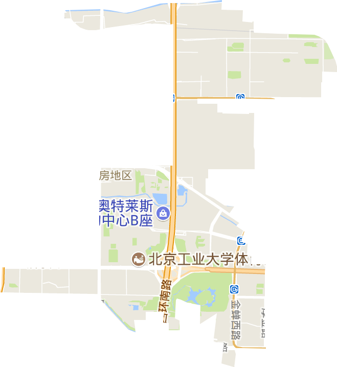 南磨房地区办事处电子地图