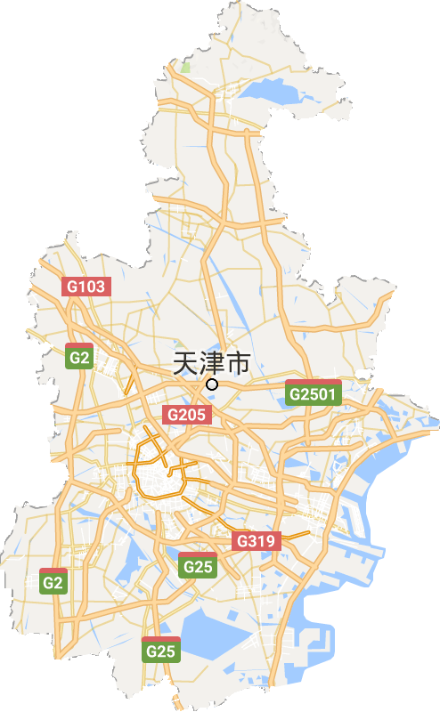 天津城区电子地图